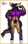  balls big_penis clothed clothing crossdressing dragon flexing footwear hair high_heels horn invalid_tag male manly monster_hunter_world nergigante penis shoes simple_background sligarthetiger solo spikes thick_thighs thong 