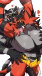  &lt;3 abs ambiguous_gender anthro balls barazoku biceps blush breath claws close-up cock_ring duo erection fangs feline fire from_behind_(disambiguation) fur green_eyes hand_on_chest hand_on_leg ig incineroar male male/ambiguous male_focus mammal manly muscular nintendo nipples nude one_eye_closed open_mouth pawpads paws pecs penis pok&eacute;mon pok&eacute;mon_(species) presenting presenting_penis saliva sharp_claws sharp_teeth smile standing sweat teeth thick_penis thick_thighs tongue tongue_out triceps vein veiny_penis video_games 