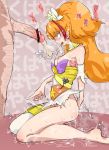  amanogawa_kirara blush boots choker clothed_female_nude_male condom condom_wrapper cum cum_string cure_twinkle dress fellatio go!_princess_precure magical_girl masturbation multicolored_hair nude oral orange_hair penis_awe precure puddle purple_eyes pussy_juice single_thighhigh smile sweat tears thigh_boots thighhighs tongue tongue_out torn_clothes two-tone_hair val_(escc4347) white_legwear 