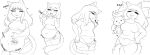  &lt;3 anthro belly big_belly big_breasts breasts cat chaos-calico chaos_the_calico clothing death digestion digital_media_(artwork) feline female female_pred hair mammal navel panties sequence simple_background sleeping smile tongue underwear vore 