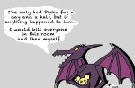  ... 2018 alpha_channel ambiguous_gender claws crossover cute dialogue dragon duo english_text feral holding_(disambiguation) jellipuddi-drawthings male mammal meme metroid nintendo open_mouth pichu pok&eacute;mon pok&eacute;mon_(species) ridley rodent scalie sharp_claws sharp_teeth simple_background size_difference space_dragon teeth text transparent_background video_games wings yellow_eyes 