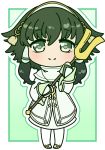  1boy bangs blush border chibi cloak eyebrows_visible_through_hair full_body green_eyes green_hair hair_tubes hairband hands_up happy heart heart-shaped_pupils heart_in_eye holding holding_staff ion jewelry light_blush looking_at_viewer male_focus matching_hair/eyes muguet necklace pigeon-toed shoes sidelocks smile solo staff standing symbol-shaped_pupils symbol_in_eye tales_of_(series) tales_of_the_abyss trap white_border white_cloak white_legwear yellow_footwear 