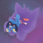  2018 69_position anal argon_vile balls canine cum cum_in_mouth cum_inside digital_media_(artwork) duo fellatio gengar ghost half-closed_eyes large_tongue larger_male male male/male mammal nintendo on_top oral penis penis_grab pok&eacute;mon pok&eacute;mon_(species) reclining red_eyes red_sclera rimming riolu saliva sex size_difference smaller_male smile spirit video_games waist_grab 