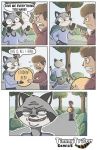  2018 anthro clothed clothing comic cute dialogue digital_media_(artwork) english_text fur hair hi_res human humor mammal open_mouth procyonid raccoon smile speech_bubble text timmy_triton timmy_triton_comics 