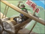  aennor aircraft airplane cat duo eyewear feline glasses lynx maho-gato male mammal married munty outside scarf 