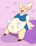  &lt;3 2018 aggressive_retsuko anonymous anthro bed belly big_belly big_breasts breasts canine clothing cum cum_from_navel cum_in_navel deep_navel digital_media_(artwork) disembodied_hand disembodied_penis female fennec fenneko fox fur hand_on_stomach male male/female mammal ms_paint navel navel_fetish navel_penetration navel_poke obese overweight penetration penis pointy_ears sanrio sex tan_fur text usedanimalbones 