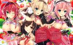  bra breast_hold breasts calendar cum game-style hinamatsuri_touko nipples no_bra o33 onomatope*raspberry open_shirt saimin_paradise!_~saiminjutsu_de_tsugou_no_ii_bishoujo_gakuen_seikatsu~ seifuku shirt_lift sweater wallpaper 