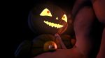  2018 3d_(artwork) anthro big_breasts breasts digital_media_(artwork) erection female food food_creature fruit halloween holidays humanoid jack-o&#039;-lantern male mommafrederika nipples not_furry nude open_mouth penis plant pumpkin sex simple_background smile titfuck 