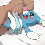  &lt;3 &lt;3_eyes 2018 blue_body blush brionne cum cum_in_pussy cum_inside duo faceless_male female feral hi_res human interspecies larger_male looking_pleasured lying male mammal nintendo on_back open_mouth pink_nose pok&eacute;mon pok&eacute;mon_(species) pok&eacute;philia pussy sex size_difference smaller_female video_games youjomodoki 