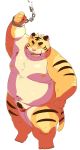  2017 anthro arufina_w belly bulge clothing feline humanoid_hands male mammal moobs navel nipples overweight overweight_male simple_background solo tiger underwear white_background 