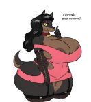  big_breasts big_butt breasts butt canine clothing collar dog female fishnet fishnet_gloves fishnet_legwear huge_breasts huge_butt laverne_(sssonic2) legwear mammal prostitution vdisco 