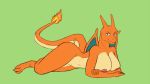  anthro big_breasts breasts charizard evolution female fluffboye huge_breasts looking_at_viewer lying nintendo nipples pok&eacute;mon pok&eacute;mon_(species) smile solo video_games wings 