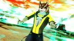  2018 3d_(artwork) anthro black_nose canine claws desert detailed_background digital_media_(artwork) fur green_eyes kemono looking_at_viewer magic male malicekira mammal multicolored_fur muscular open_hoodie open_mouth outside seth_(tas) sky solo standing teeth tokyo_afterschool_summoners two_tone_fur white_fur wind 
