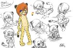  abigail_(manafox) anthro butt cheetah child clothed clothing cub disembodied_penis erection feline female female_focus fur hair looking_at_viewer male male/female mammal manafox multiple_images nipples nude open_mouth penis pussy standing text tongue young 