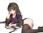  ass bandage blush m_chant seifuku soul_worker thighhighs 