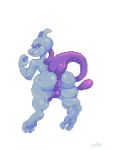  anus balls butt erection feline flexing floating legendary_pok&eacute;mon looking_back male mammal mewtwo muscular muscular_male nintendo penis pok&eacute;mon pok&eacute;mon_(species) purple_eyes rear_view ses_vanbrubles solo teeth thick_tail video_games 