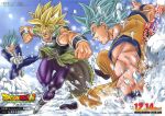  anger_vein armor battle blonde_hair blue_eyes blue_hair boots broly_(dragon_ball_super) clenched_hand commentary copyright_name dated day dougi dragon_ball dragon_ball_super dragon_ball_super_broly dutch_angle fingernails floating frown full_body gloves highres incoming_punch looking_at_another male_focus multiple_boys no_pupils official_art outstretched_hand profile scar serious short_hair sky snow son_gokuu spiked_hair sunlight super_saiyan super_saiyan_blue teeth toyotaro translation_request vegeta watermark web_address wristband 