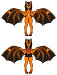  2018 anthro bat breasts character_ref clothed clothing deervahkiin female mammal model_sheet pumpkin_(deervahkiin) simple_background solo standing 