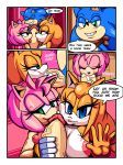  absurd_res amy_rose anthro big_breasts big_penis breasts canine cloudz comic cum cum_in_mouth cum_inside dialogue dreamcastzx1 english_text fellatio female fox group group_sex hedgehog hi_res huge_breasts huge_penis licking male male/female mammal oral penis penis_lick sex sonic_(series) sonic_boom sonic_the_hedgehog text threesome tongue tongue_out video_games zooey_the_fox 