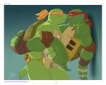  anal anal_penetration anthro bakameganekko duo hi_res incest male male/male michelangelo_(tmnt) penetration penis raphael_(tmnt) reptile scalie teenage_mutant_ninja_turtles turtle 