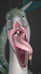  2018 3d_(artwork) ambiguous_gender aquatic_dragon cetacean digital_media_(artwork) dolphin dragon duo feral fish gaping_mouth ghaaro hi_res hybrid looking_at_viewer male mammal marine mouth_shot saliva simple_background tagme teeth tongue vore whiteperson 