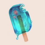  artist_name bubble commentary english_commentary food highres jellyfish md5_mismatch no_humans original popsicle signature simple_background tyler_amato water waving 