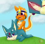  anthro charmander charmandrigo charmandrigo_(character) cum dragon drigo foreskin inner_view male male/male nintendo nude penetration penis pok&eacute;mon pok&eacute;mon_(species) video_games 