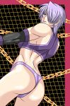  1girl amoh_jun ass muscle original silver_eyes silver_hair solo tagme taroimo_(00120014) 