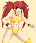  1girl miyao_tatsuko muscle original red_eyes red_hair solo tagme taroimo_(00120014) twintails 