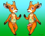  animal_crossing animal_genitalia antelope anthro balls beau_(animal_crossing) blue_eyes bottomless clothed clothing erection flaccid glans hooves horn humanoid_penis hybrid_penis looking_at_viewer male mammal mostly_nude multiple_versions nintendo pawpads paws penis pink_glans pink_penis pteryon sheath standing sweater uncut video_games 