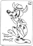  aceo barefoot cereal food hat invalid_tag male mascot pads_(disambiguation) paws quangaroo simon spots standing_on_tail toony traditional_media_(artwork) 