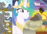 2018 absurd_res aircraft airship clutterstep_(oc) comic elephant fan_character female friendship_is_magic hi_res imani_(oc) male mammal mlp-silver-quill my_little_pony nude princess_celestia_(mlp) proboscidean scroll 