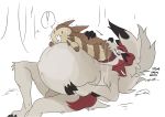  ! alpha_channel ambiguous_gender anthro belly big_belly canine dark-lunch drooling feral lycanroc mammal nintendo open_mouth pok&eacute;mon pok&eacute;mon_(species) post_vore saliva simple_background transparent_background video_games vore 