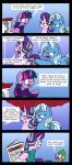  2018 angry bobthedalek box clothed clothing comic cutie_mark dialogue dragon english_text equine female feral friendship_is_magic group horn mammal my_little_pony newspaper speech_bubble spike_(mlp) starlight_glimmer_(mlp) text trixie_(mlp) twilight_sparkle_(mlp) unicorn 