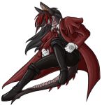  2010 alucard_(disambiguation) amocin anthro canine cloak clothed clothing dragon hair hybrid jackal jagg3r mammal pentagram 