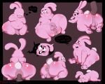  anal anal_penetration anthro anus balls cartoon_network disembodied_penis humanoid_penis lagomorph male male/male mammal mrparlon overweight penetration penis puffy_anus rabbit richard_watterson the_amazing_world_of_gumball uncut 