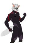  2018 anthro armor canine clothing digital_media_(artwork) fox male mammal raythefox solo suit 