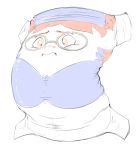  animate_inanimate blush diaper diaper_transformation eyewear female glasses human inanimate_transformation mammal not_furry simple_background solo subakitsu transformation what white_background 