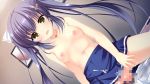  bare_shoulders blue_hair blush breasts censored cowgirl_position cum cum_on_clothes da_capo_iii_with_you drooling game_cg hair_ornament jewelry long_hair necklace nipples rukawa_sara skirt skirt_only small_breasts straddling topless twintails yellow_eyes 