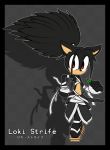  anthro clothed clothing fan_character grey_background hedgehog hybrid icon leaf loki_strife male mammal ninja pattern_background professor_q samurai simple_background solo sonic_(series) topless turbian 