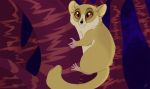  2018 4_toes 5_fingers ambiguous_gender black_claws black_nose branch brown_eyes brown_fur brown_mouse_lemur brown_tail claws climbing countershade_face countershade_torso countershading digital_drawing_(artwork) digital_media_(artwork) feral front_view full-length_portrait fur hi_res lemur lighting long_tail maizey mammal mouse_lemur multicolored_fur night on_tree outside pink_skin portrait primate seldom_seen_species_sunday shadow smile snout solo tan_countershading tan_fur toe_claws toes toony tree two_tone_fur whiskers 