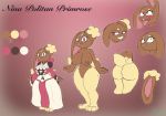 2018 ahegao anthro barefoot big_breasts big_butt blush breasts brown_fur buneary butt clothed clothing digital_drawing_(artwork) digital_media_(artwork) dress female fur hi_res lagomorph looking_at_viewer looking_pleasured mammal miso_souperstar nintendo nipples nude open_mouth pok&eacute;mon pok&eacute;mon_(species) pussy simple_background smile solo standing thick_thighs tongue tongue_out video_games wide_hips yellow_fur 