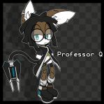  anthro clothed clothing cybernetics cyborg fan_character grey_background hi_res hybrid icon machine male pattern_background professor professor_q quayshaun simple_background solo sonic_(series) turbian 