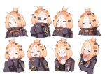  &lt;o&gt;_&lt;o&gt; :d :t ^_^ abigail_williams_(fate/grand_order) bangs black_bow black_jacket black_shirt blonde_hair blue_eyes blush bow closed_eyes closed_mouth collarbone commentary_request crossed_bandaids crying crying_with_eyes_open expressions facing_viewer fate/grand_order fate_(series) forehead hair_bow hair_bun hands_up head_tilt heroic_spirit_traveling_outfit jacket key long_hair long_sleeves looking_at_viewer multiple_views nose_blush open_clothes open_jacket open_mouth orange_bow parted_bangs parted_lips pikunoma polka_dot polka_dot_bow pout shirt sleeves_past_fingers sleeves_past_wrists smile star surprised tears v-shaped_eyebrows wavy_mouth 