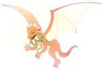  copper_(disambiguation) copper_dragon dragon forked_tongue ghidori green_eyes horn jwiesner rattlesnake reptile scalie snake tongue wings 