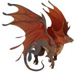  2014 alpha_channel ambiguous_gender digital_media_(artwork) dragon fae_dragon feral flight_rising maplespyder membranous_wings orange_eyes simple_background solo transparent_background wings 