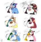  2018 anthro armello bear big_breasts breasts canine clothed clothing cum cumshot drxii ejaculation erection female fox griotte_(armello) hedgehog hi_res huge_breasts krystal mammal mario_bros nintendo nipples orgasm panda penis rat red_panda rodent star_fox video_games yoshi 