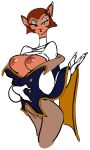  anthro breasts captain_amelia clothed clothing disney feline female long_neck makeup mammal nipples solo treasure_planet undressing 
