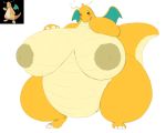  big_breasts breasts dragonite female huge_breasts kosmonius nintendo overweight pok&eacute;mon pok&eacute;mon_(species) thick_thighs video_games wide_hips 