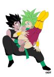  1boy 1girl clothed_sex dragon_ball dragon_ball_super dragon_ball_xenoverse kale_(dragon_ball) padm penis pussy sex 